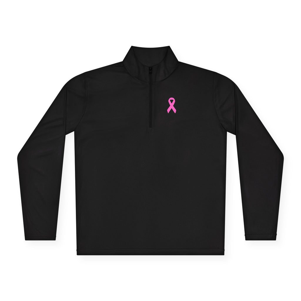 Breast Cancer Quarter-Zip Pullover