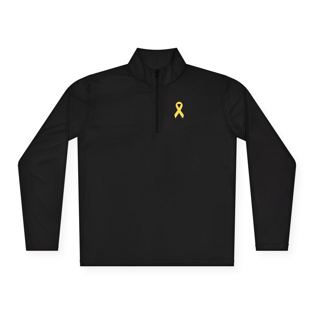 Childhood Cancer Quarter-Zip Pullover