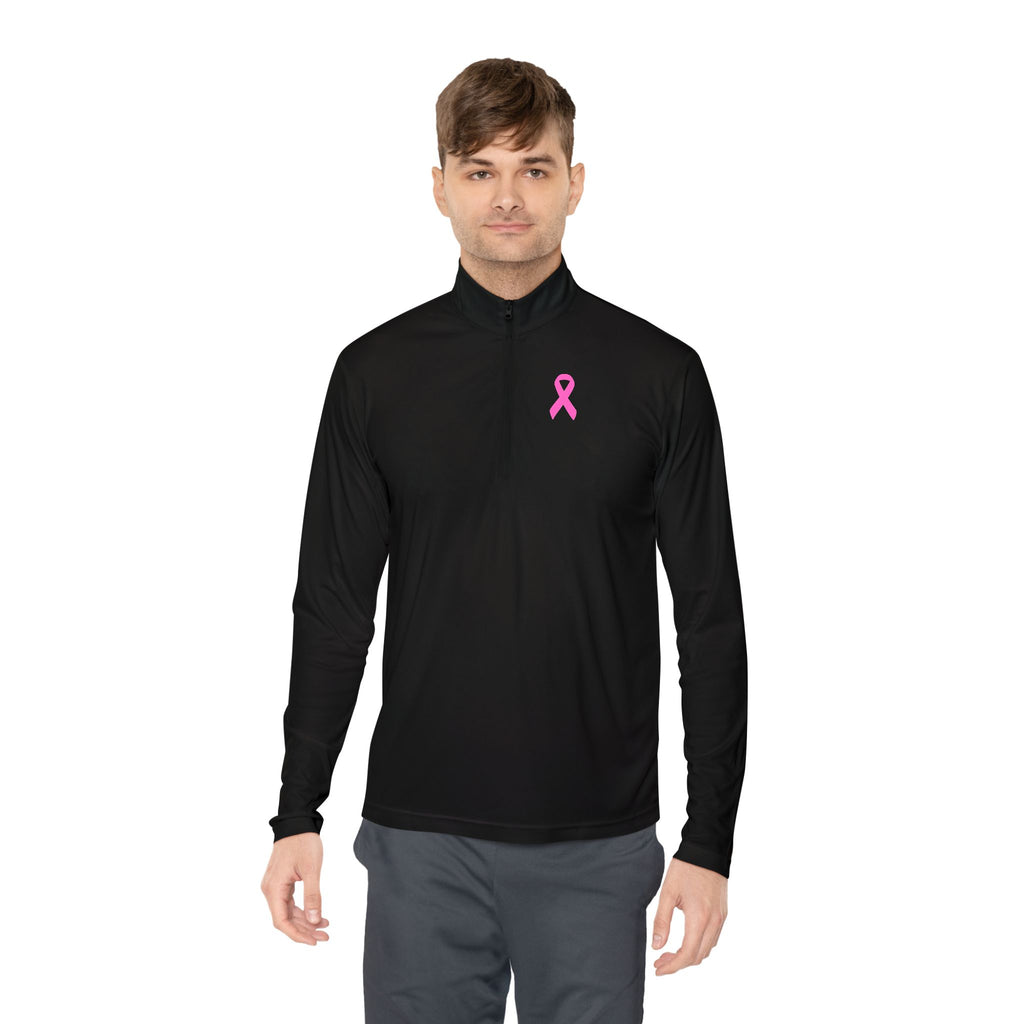 Breast Cancer Quarter-Zip Pullover