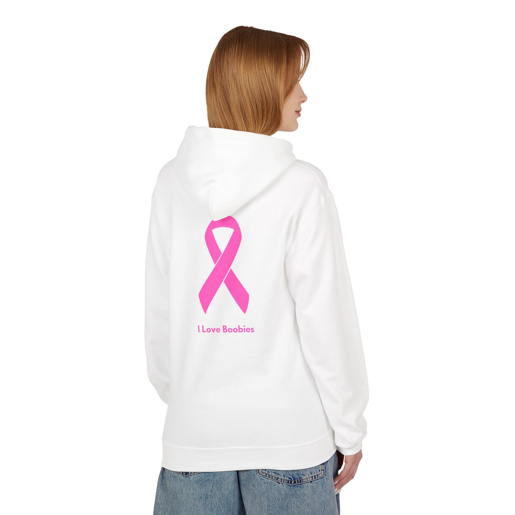 Breast Cancer Hoodie - I Love Boobies