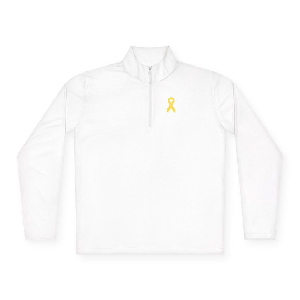 Childhood Cancer Quarter-Zip Pullover