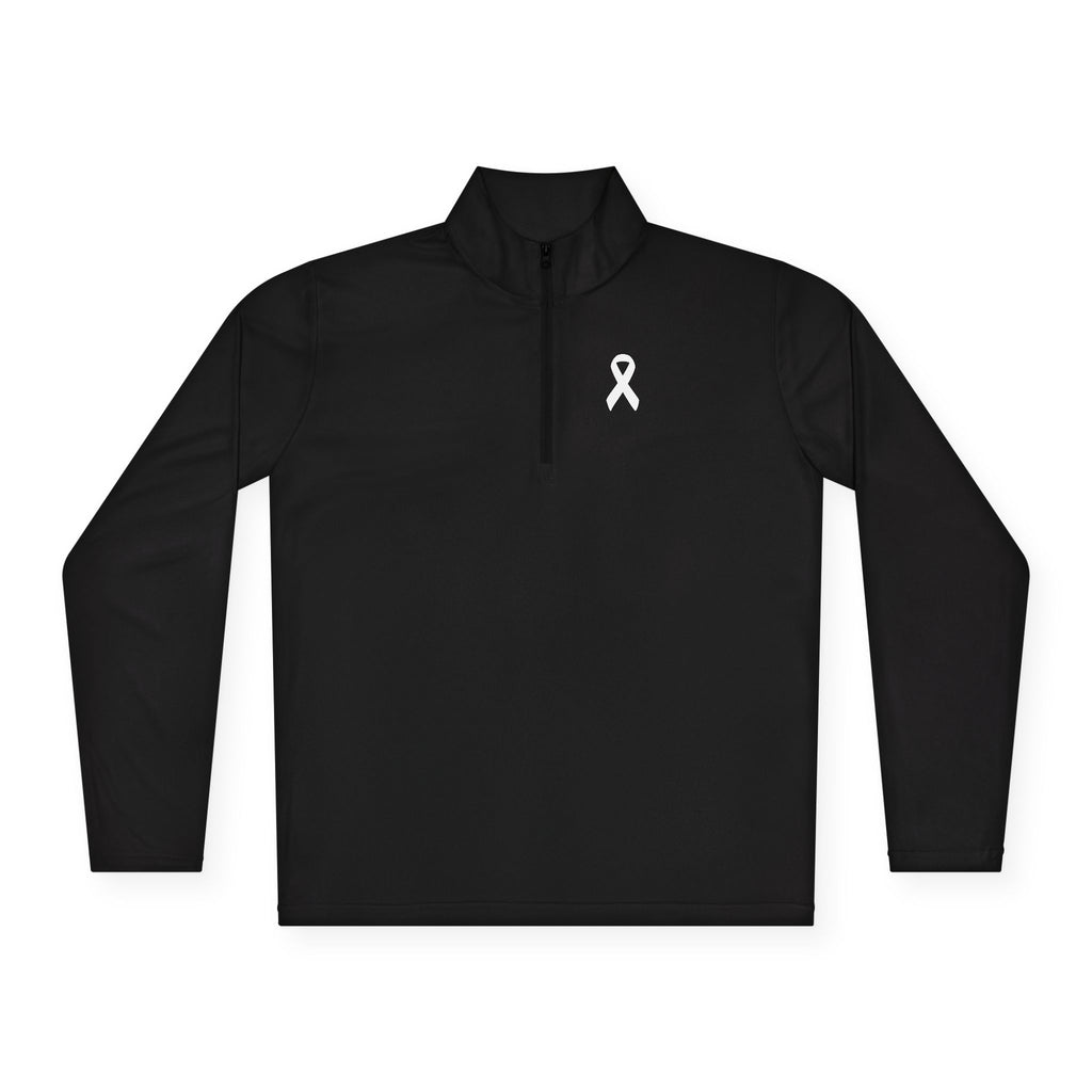 Lung Cancer Quarter-Zip Pullover
