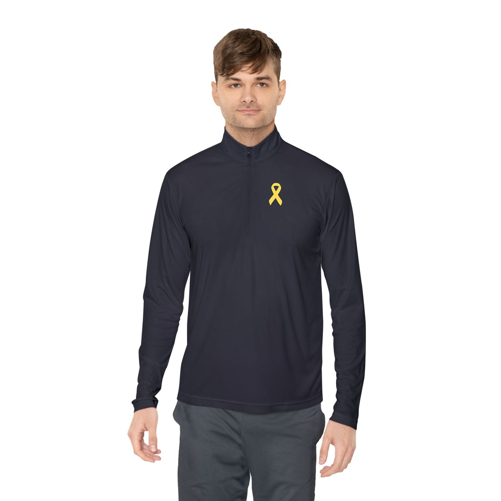Childhood Cancer Quarter-Zip Pullover