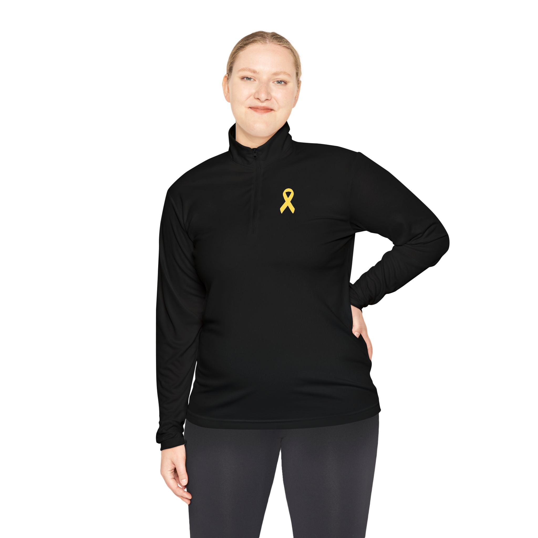 Childhood Cancer Quarter-Zip Pullover